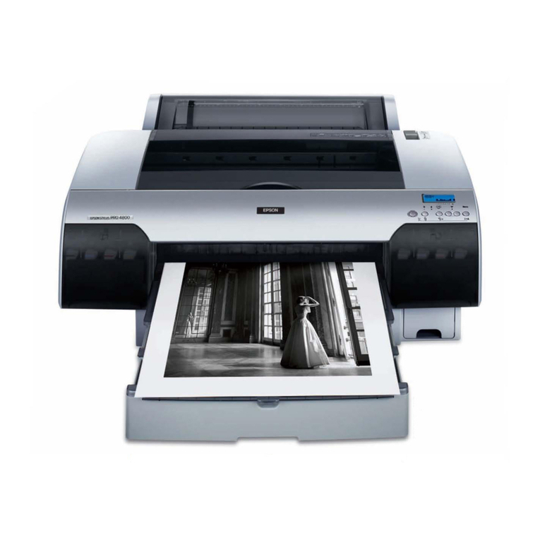 Epson 4800 - Stylus Pro ColorBurst Edition Color Inkjet... User manual