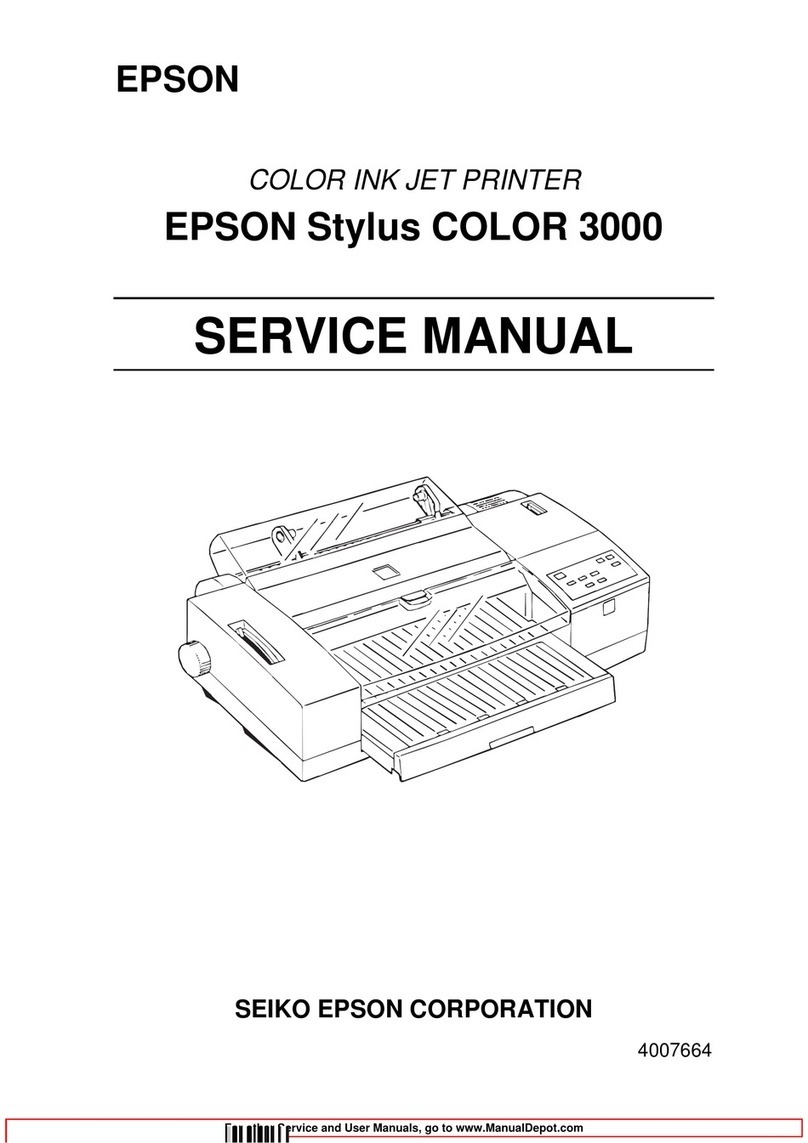 Epson STYLUS 3000 User manual