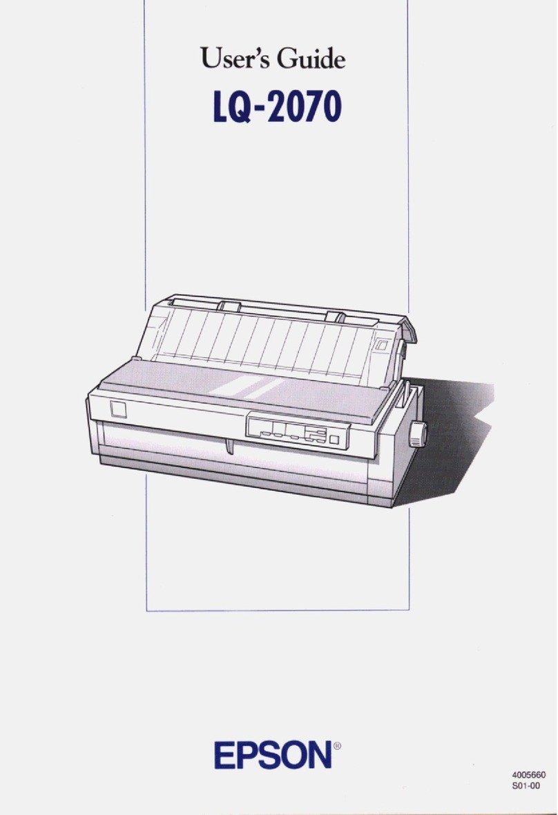 Epson LQ-2070 User manual