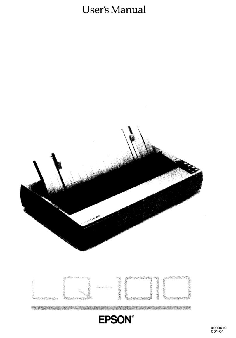Epson LQ-1010 User manual