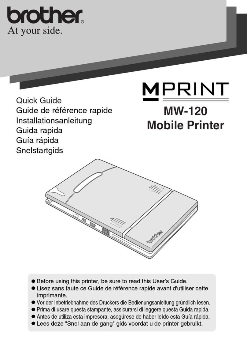 Brother m-PRINT MW-120 User manual