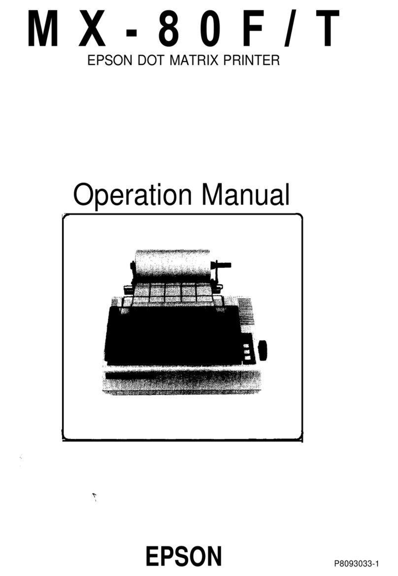 Epson MX-80F/T User manual