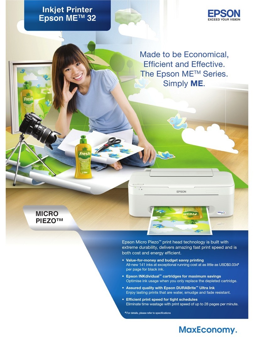 Epson ME 32 User manual