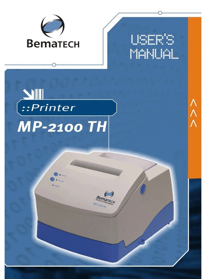 Bematech MP-2100 TH User manual Bematech MP-2100 TH User manual
