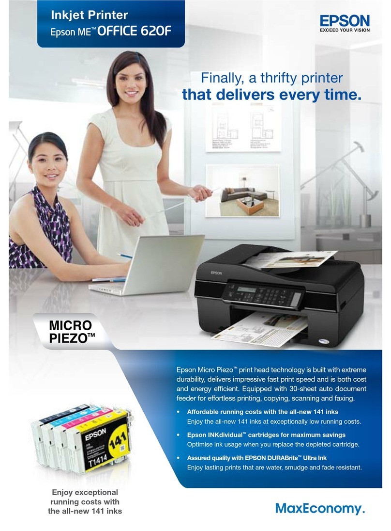Epson MICRO PIEZO 620F User manual