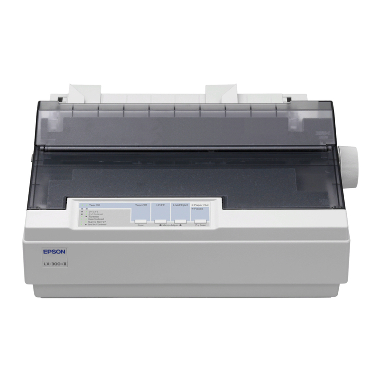 Epson LX-300+II RTP reference guide