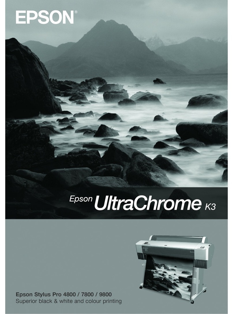 Epson Stylus Pro 4800 Portrait Edition User manual