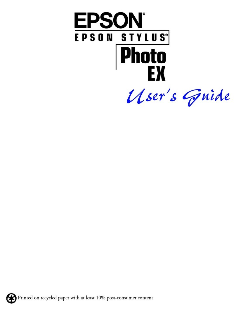 Epson Stylus Photo EX User manual