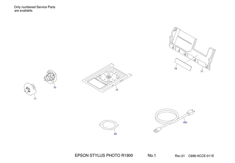Epson R1900 - Stylus Photo Color Inkjet Printer User manual