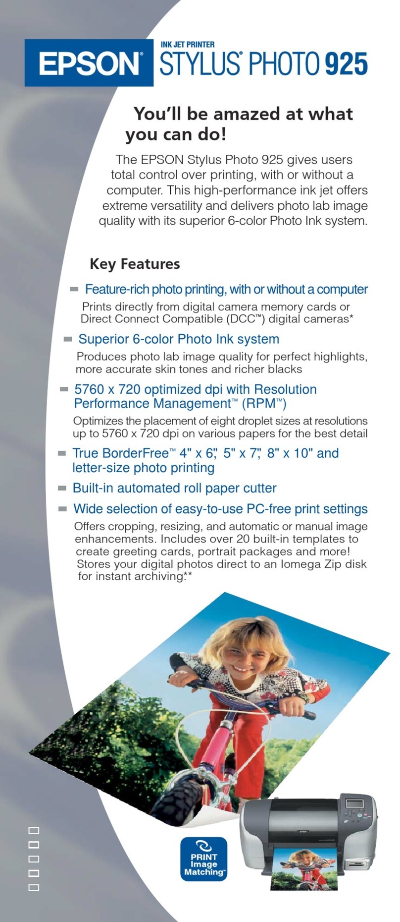 Epson Stylus Photo 925 User manual