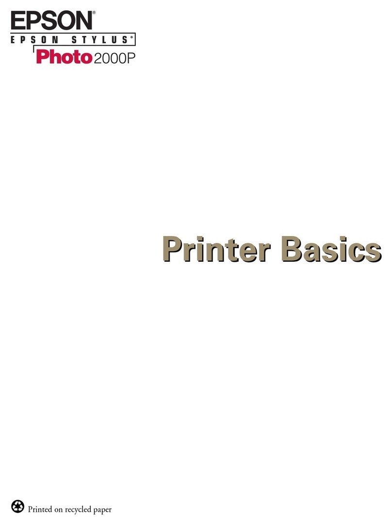 Epson 2000P - Stylus Photo Color Inkjet Printer Installation guide