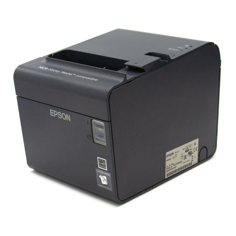 Epson TM L90 Use and care manual