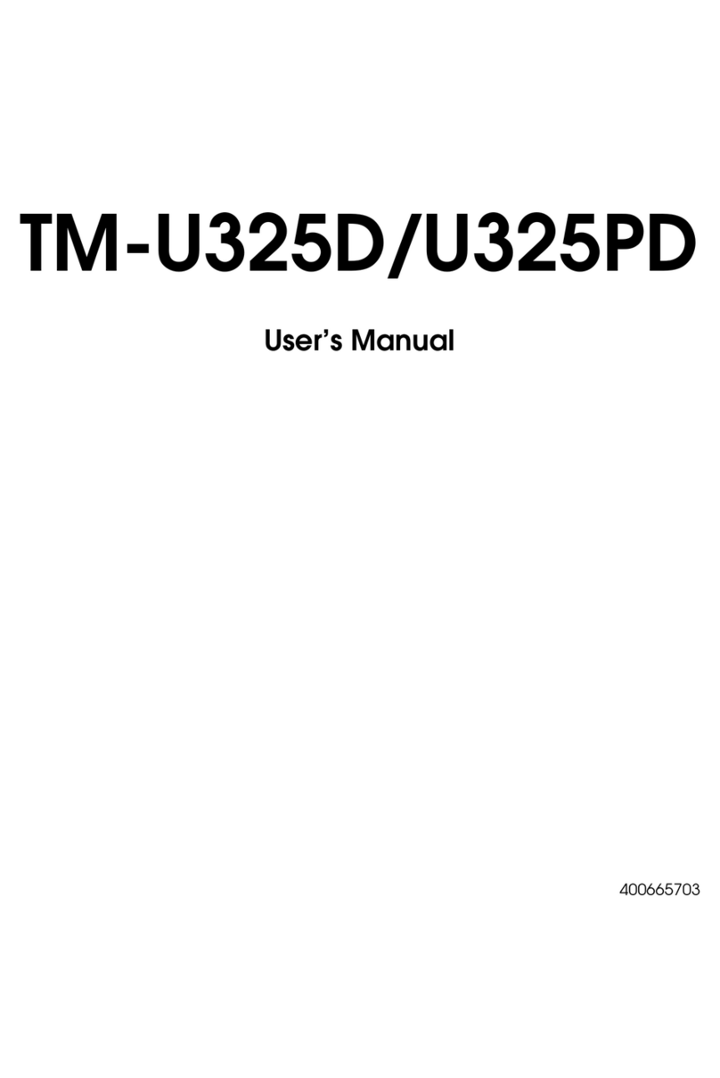 Epson TM U325D User manual