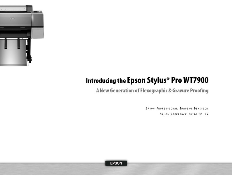 Epson STYLUS PRO WT7900 User manual