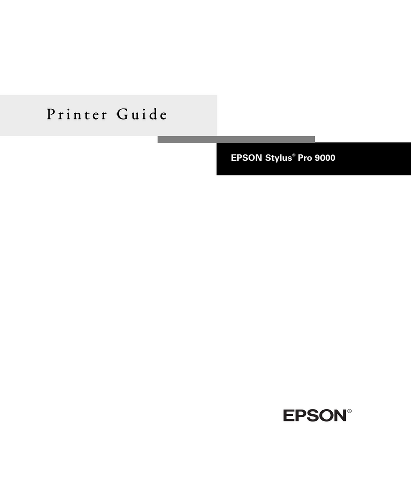 Epson Stylus Pro 9000 - Print Engine User manual