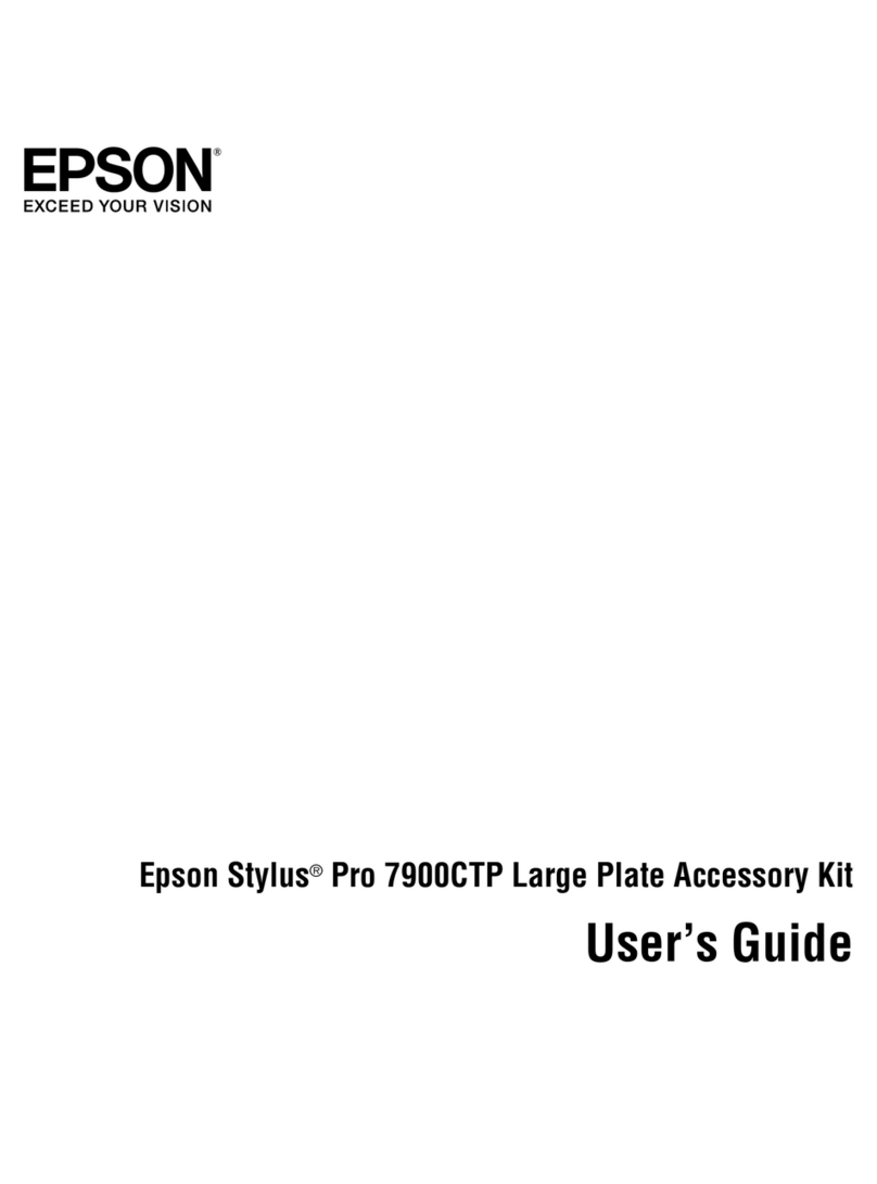 Epson Stylus Pro 7900 CTP User manual
