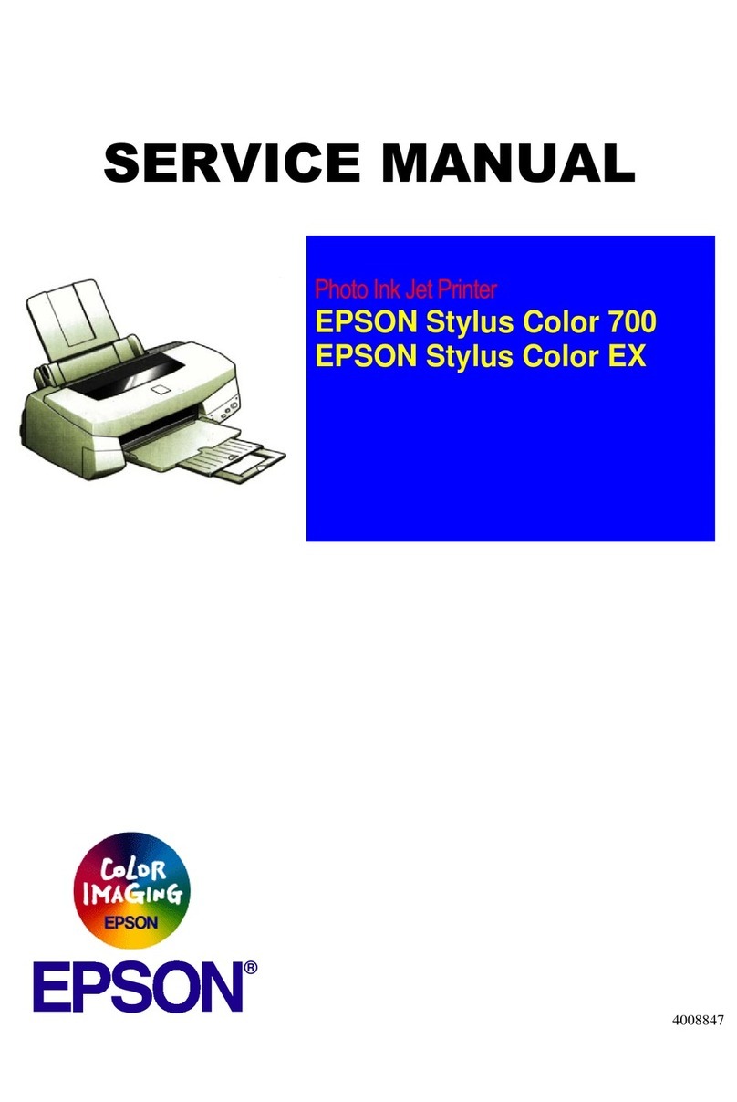 Epson STYLUS COLOR 700 User manual