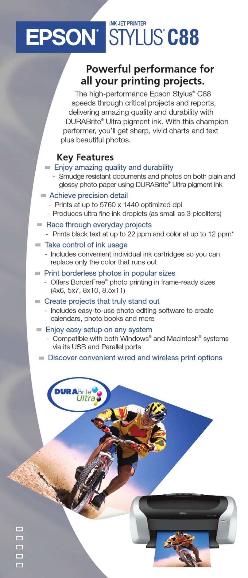 Epson Stylus C88 User manual Epson Stylus C88 User manual