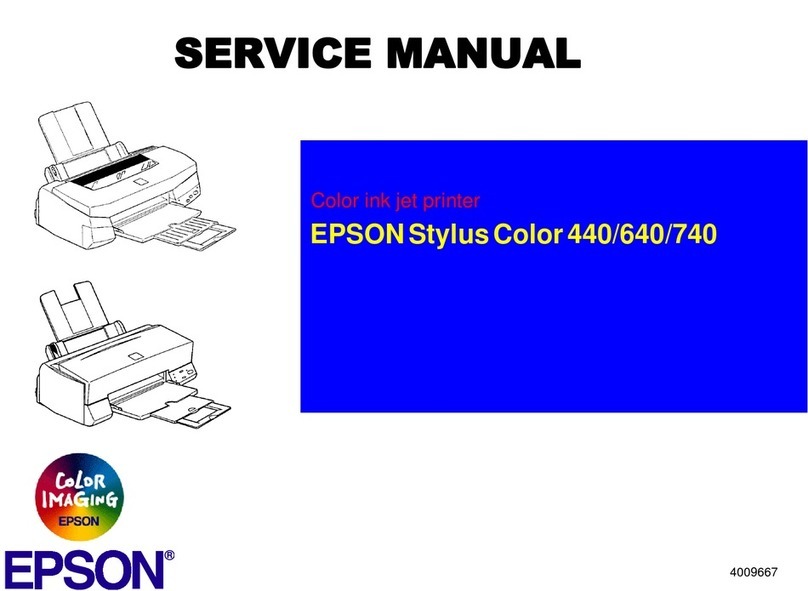 Epson Stylus Color 640 User manual