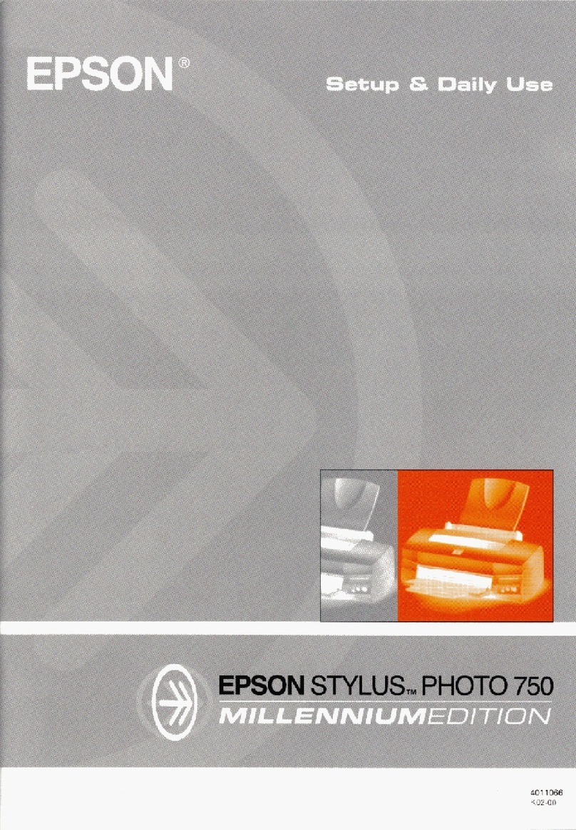 Epson Stylus Photo 750 Manual