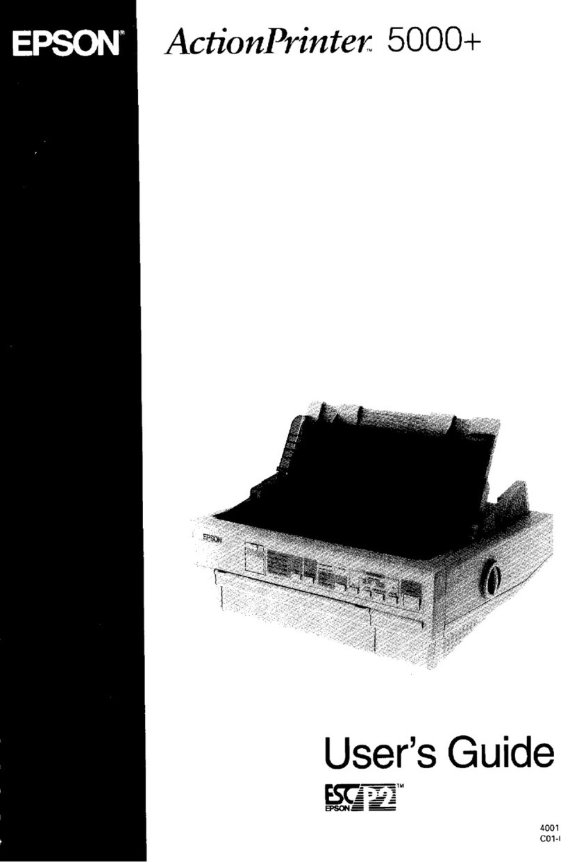 Epson ActionPC 5000 User manual
