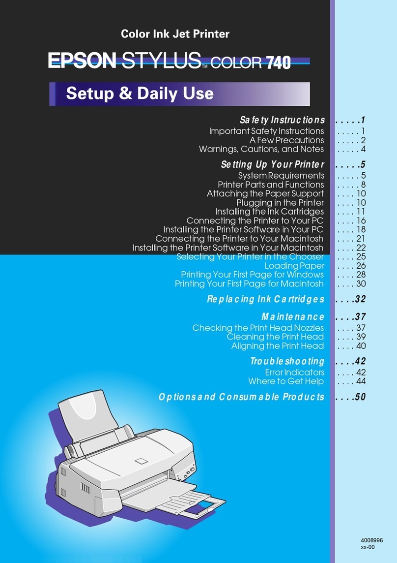 Epson 740 Series Manual