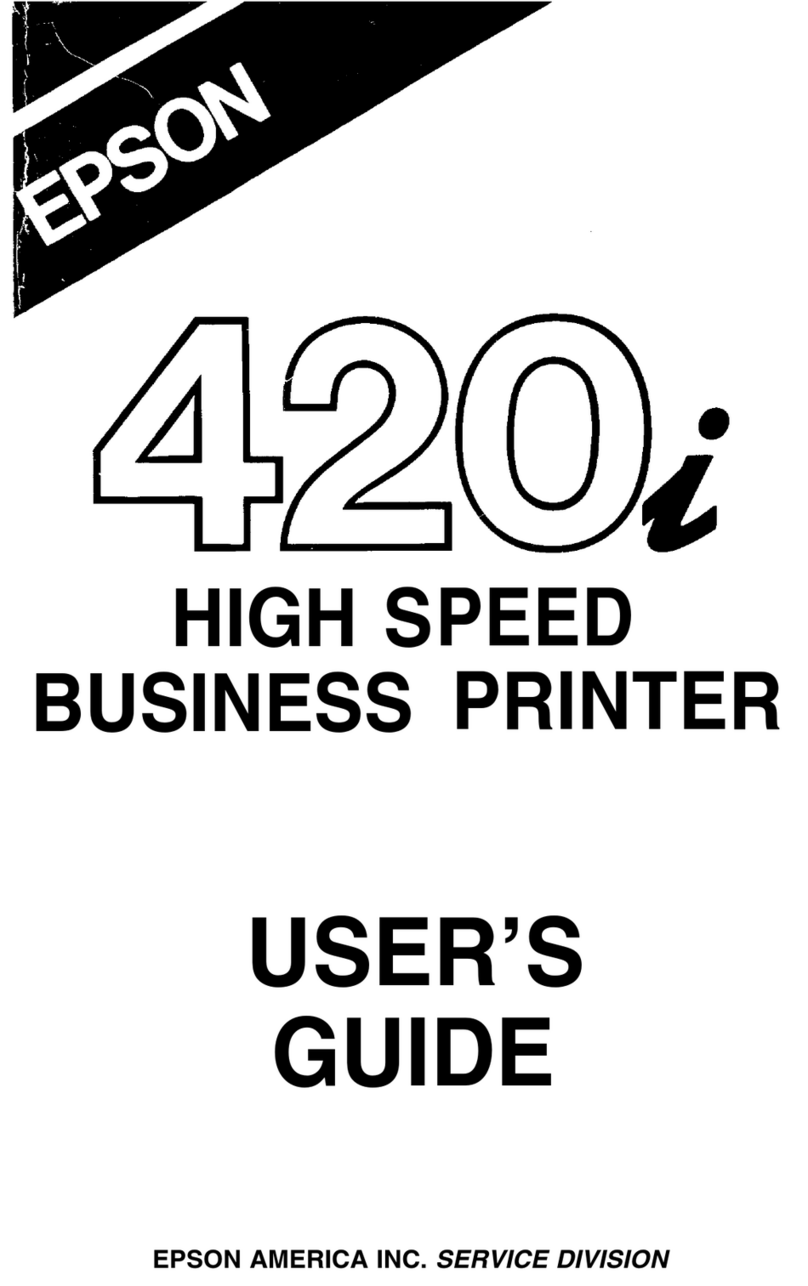 Epson 420i User manual