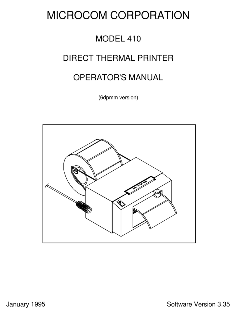 Microcom 410 Operator's manual