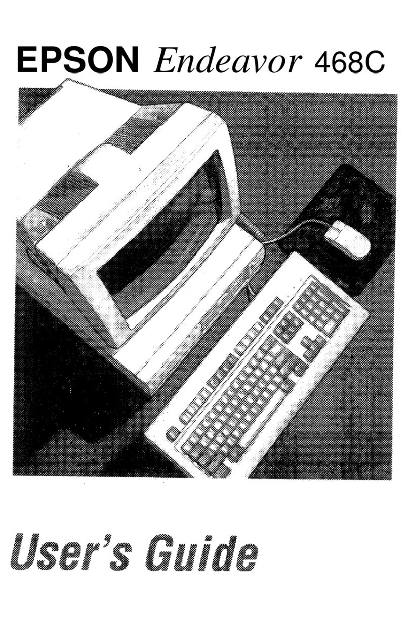 Epson Endeavor 468C User manual