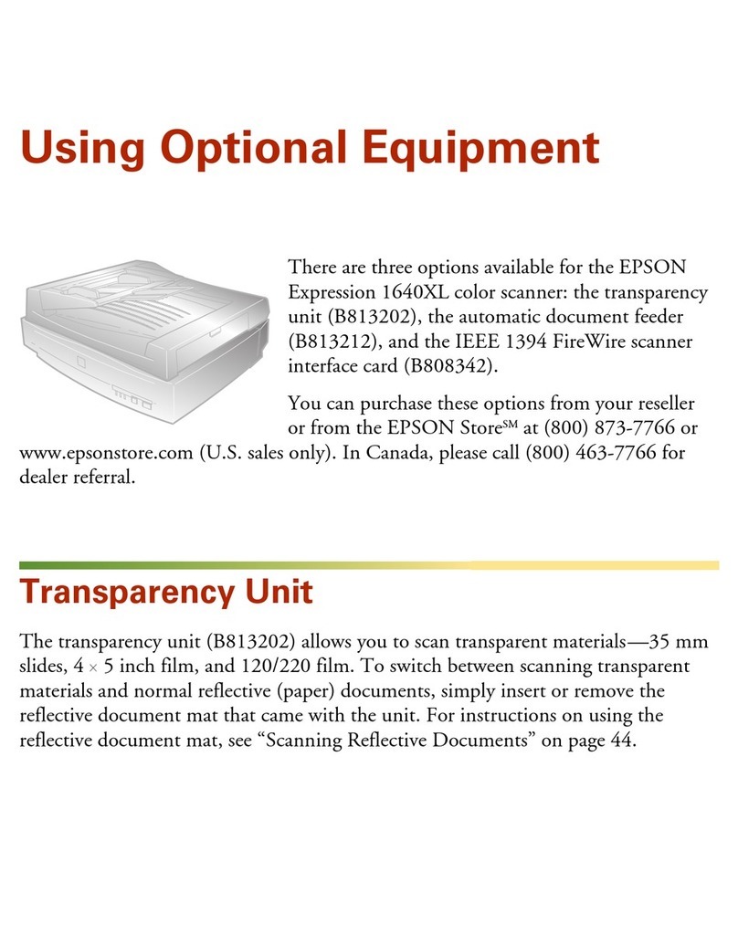 Epson 1640XL - Expression Graphic Arts User manual