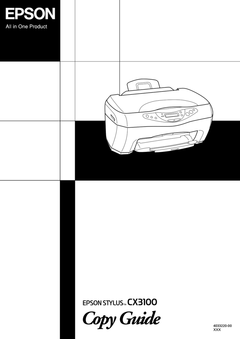 Epson Stylus CX3100 User manual