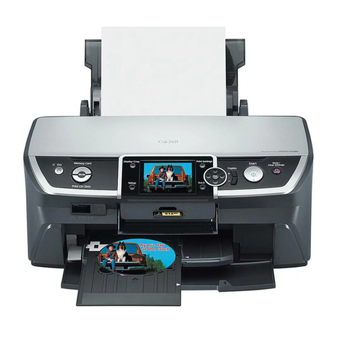 Epson R380 - Stylus Photo Color Inkjet Printer Installation guide