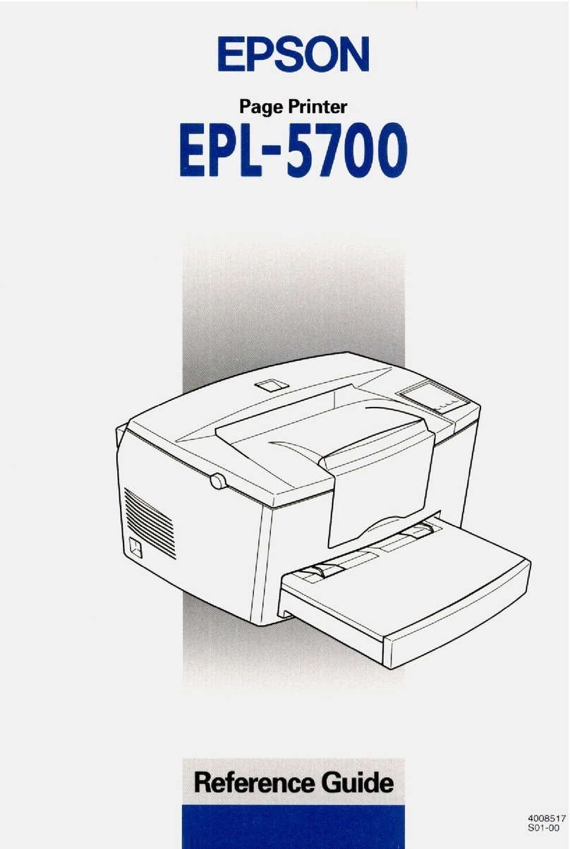 Epson EPL-5700 reference guide