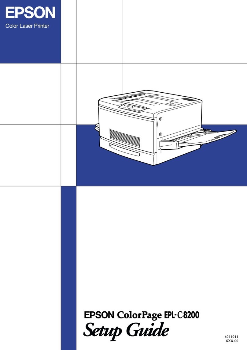 Epson ColorPage EPL-C8200 User manual