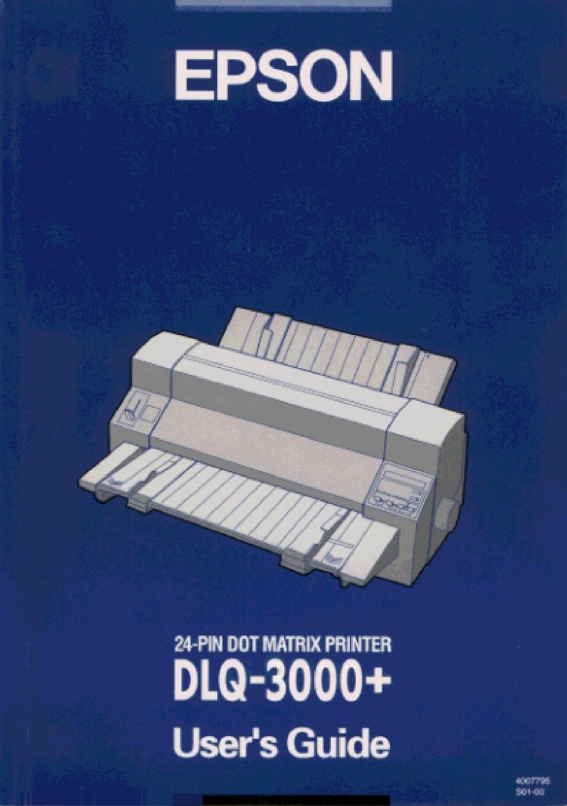 Epson DLQ-3000+ User manual Epson DLQ-3000+ User manual