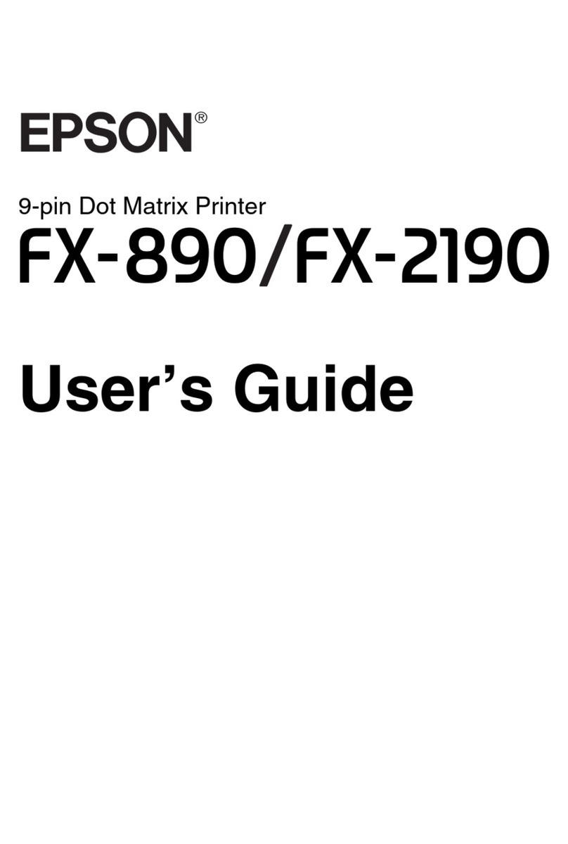 Epson FX-2190 User manual