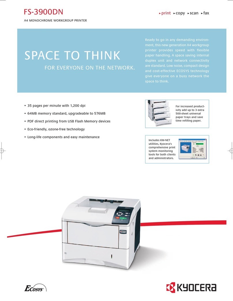 Kyocera FS-2000D, FS-3900DN, FS-4000DN, FS-6950DN User manual