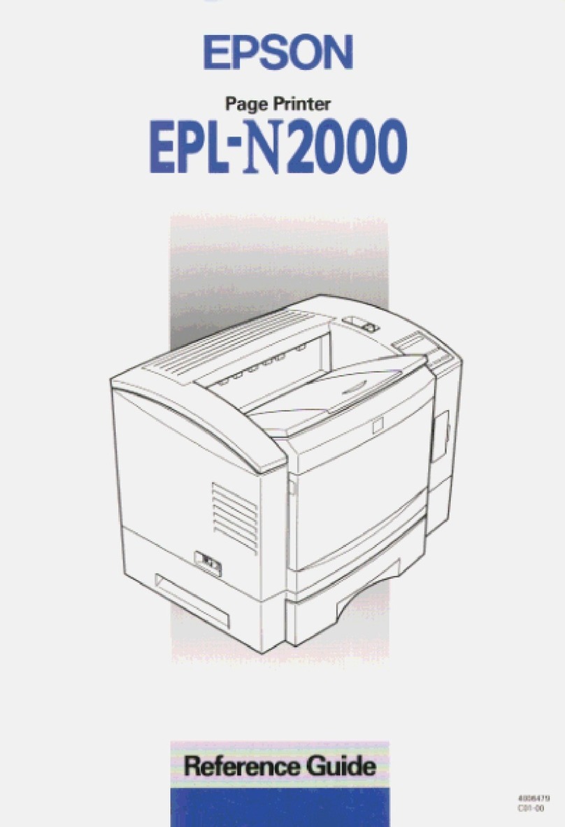 Epson EPL-N2000 User manual