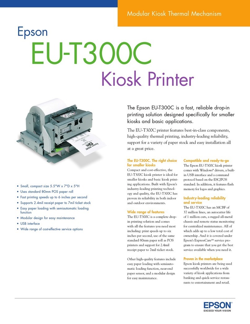 Epson EU-T300C User manual