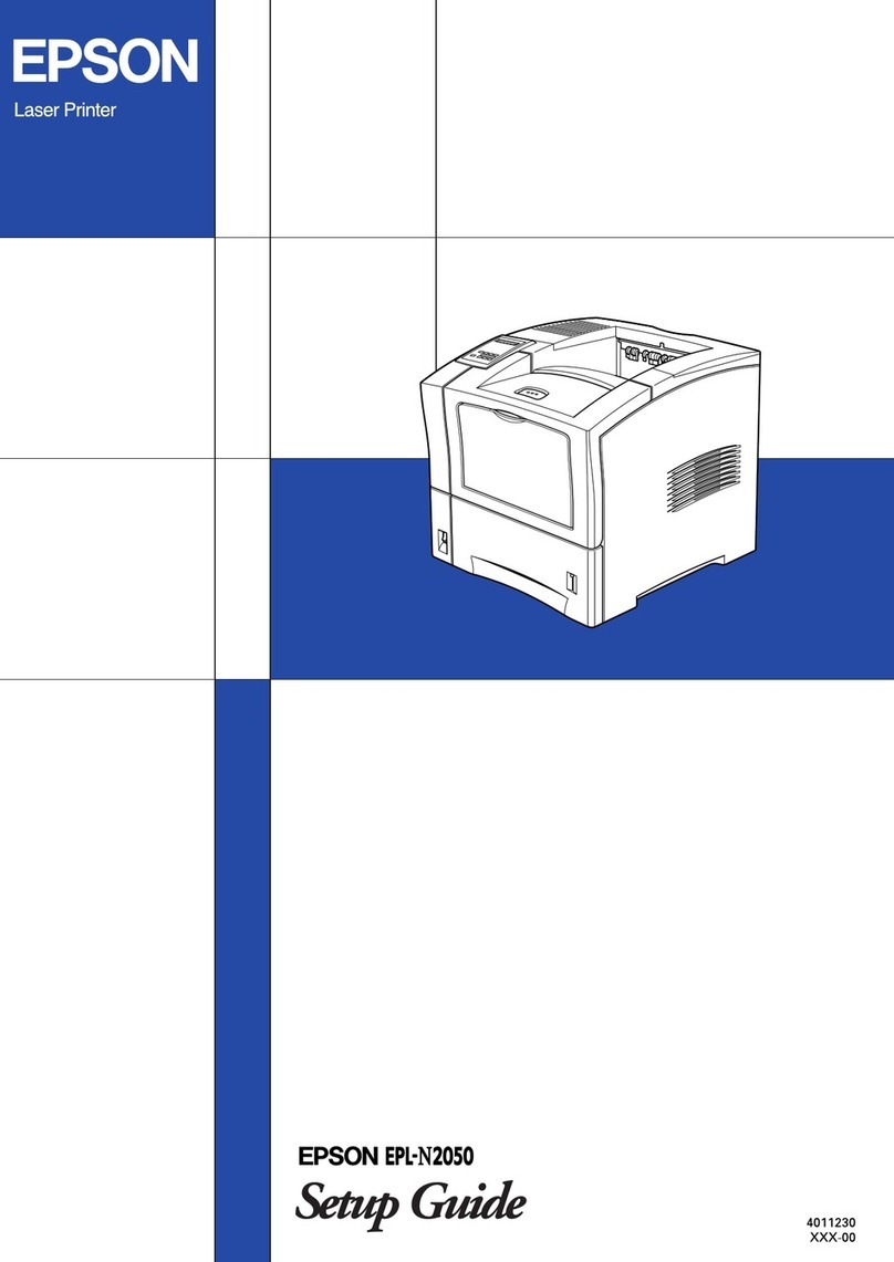 Epson EPL-N2050 User manual