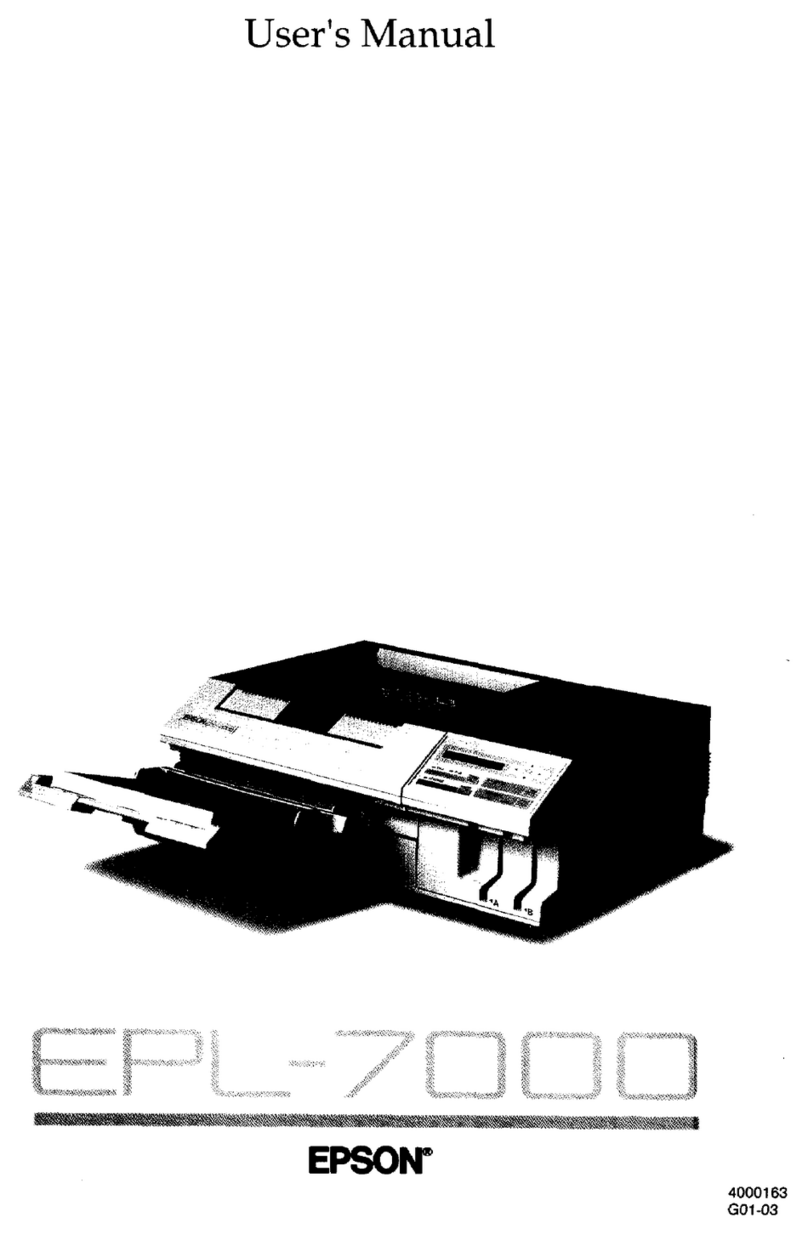 Epson EPL-7000 User manual