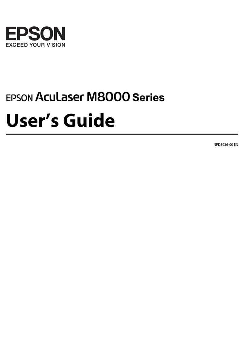 Epson AcuLaser M8000 Series User manual