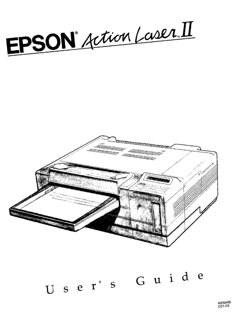 Epson Action Scanner II User manual