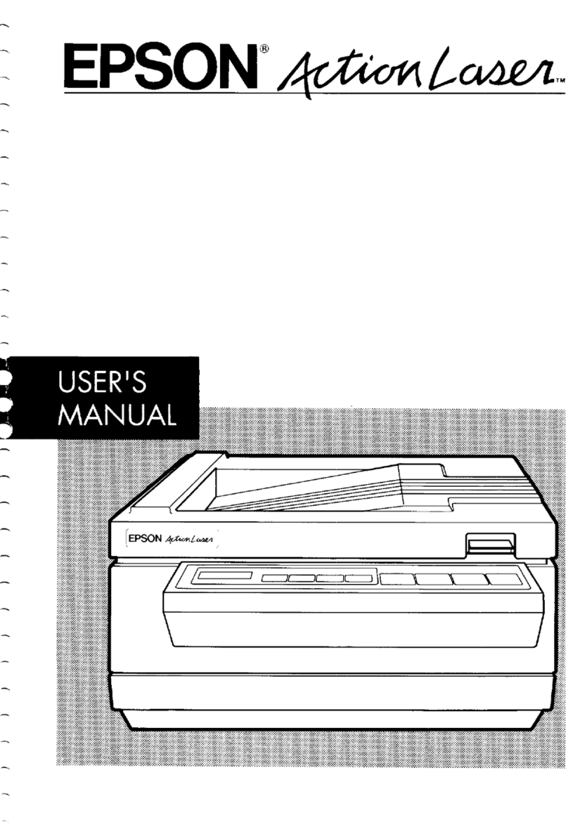 Epson Action Laser Action Laser User manual