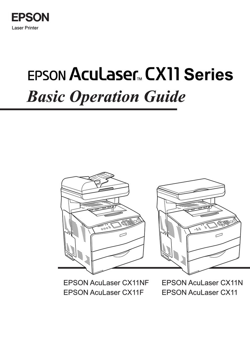 Epson AcuLaser CX11 Series Assembly instructions
