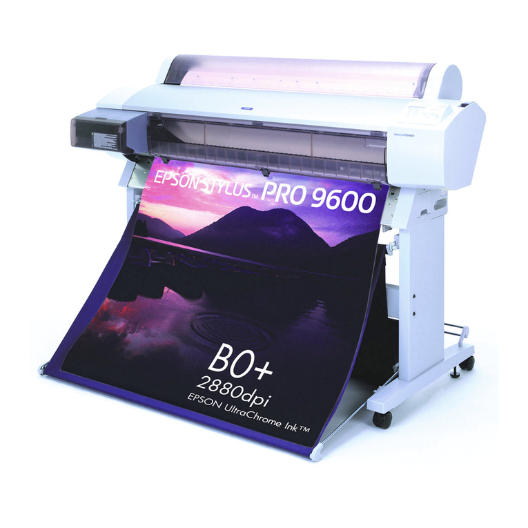 Epson Stylus Pro 9600 Photographic Dye Ink User manual