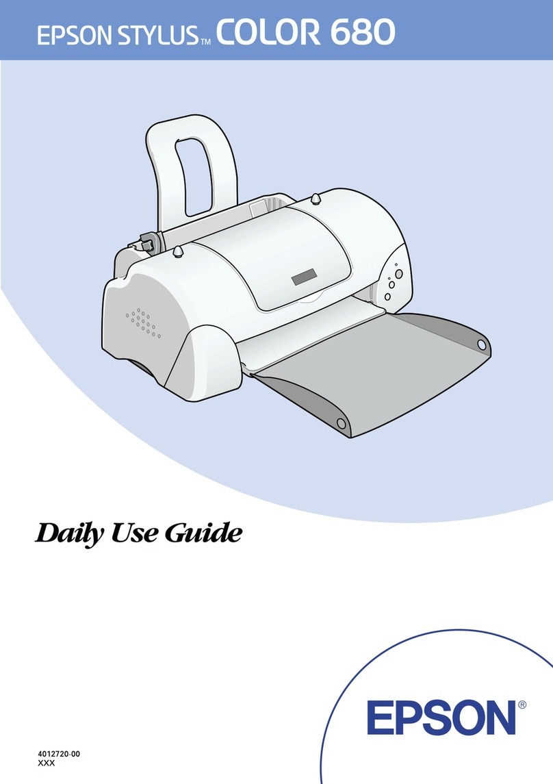 Epson Stylus Color 680 Operating manual