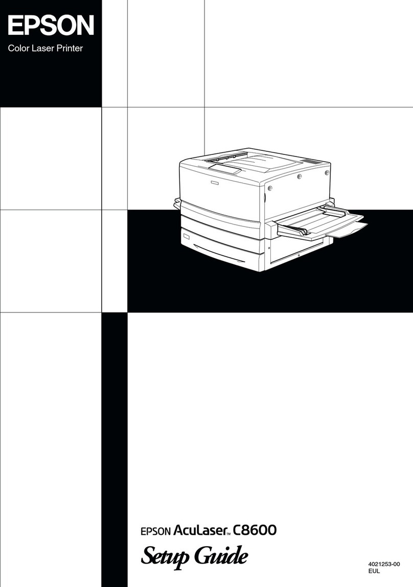 Epson AcuLaser C8600 User manual