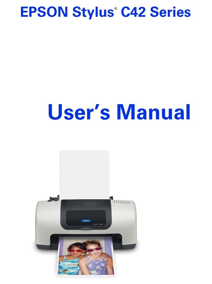 Epson Stylus C42 Series User manual
