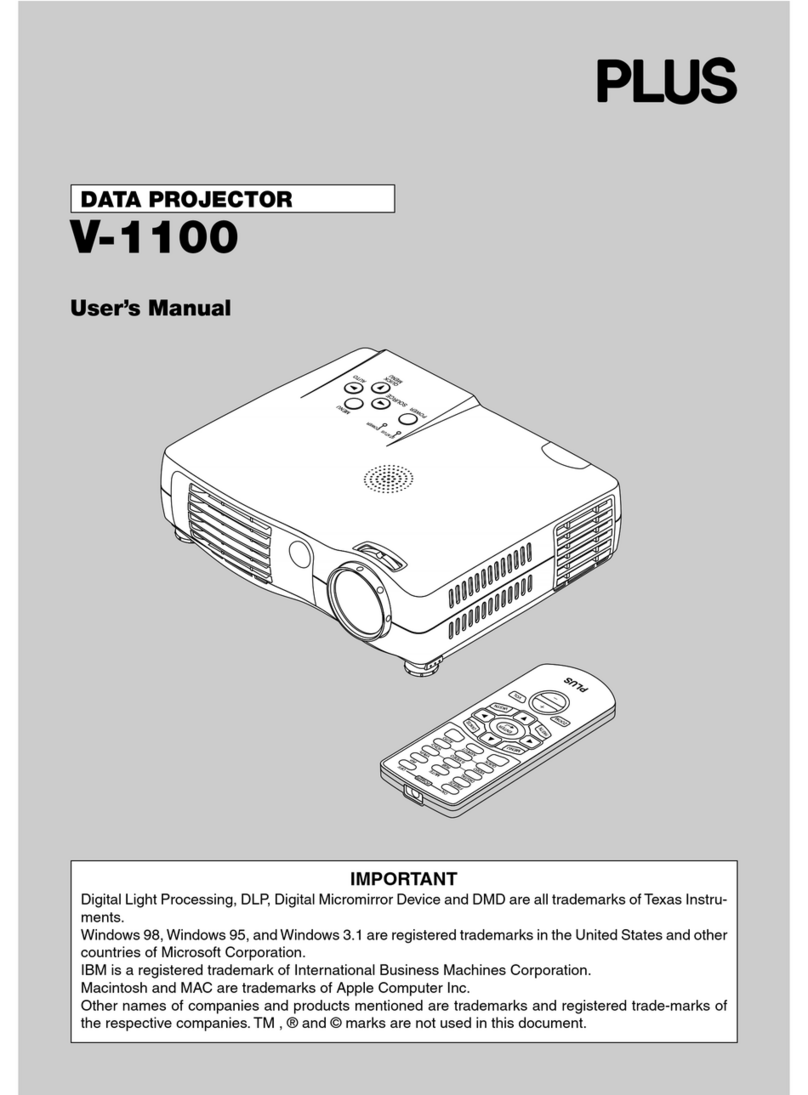 PLUS Vision V-1100 user manual